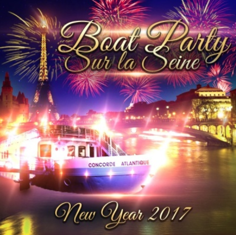 一起进行新年的倒数，就在塞纳河上！