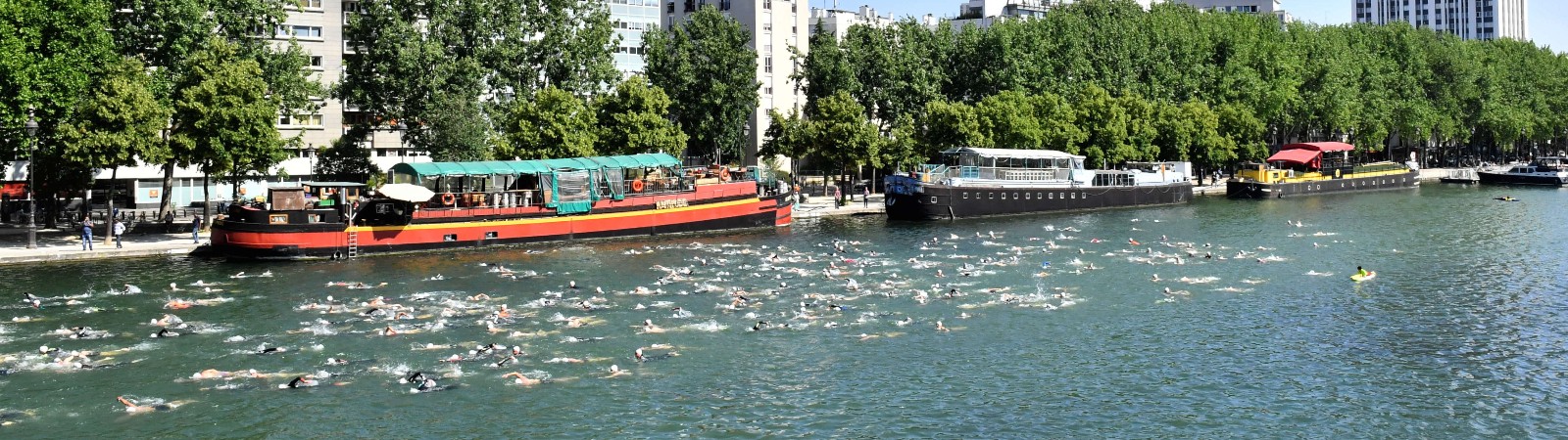 10公里公开水域游泳赛，穿越巴黎