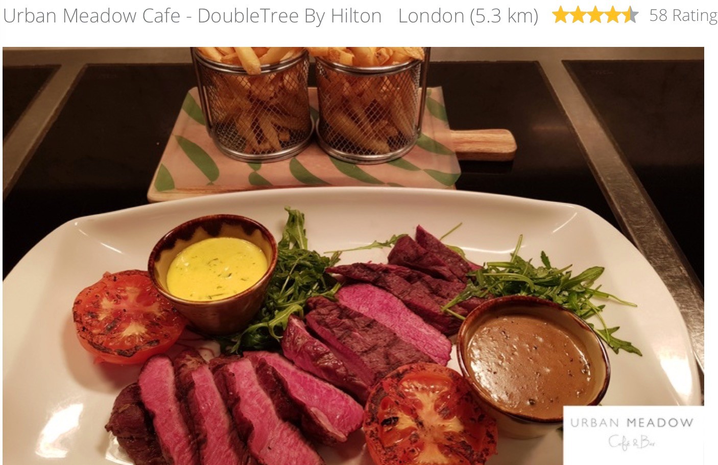 Meadow Cafe双人套餐 - DoubleTree By Hilton（55％Off）