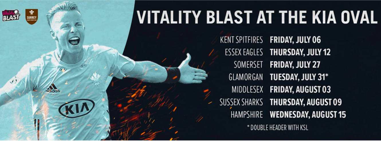 T20板球赛| The Vitality Blast At The Kia Oval