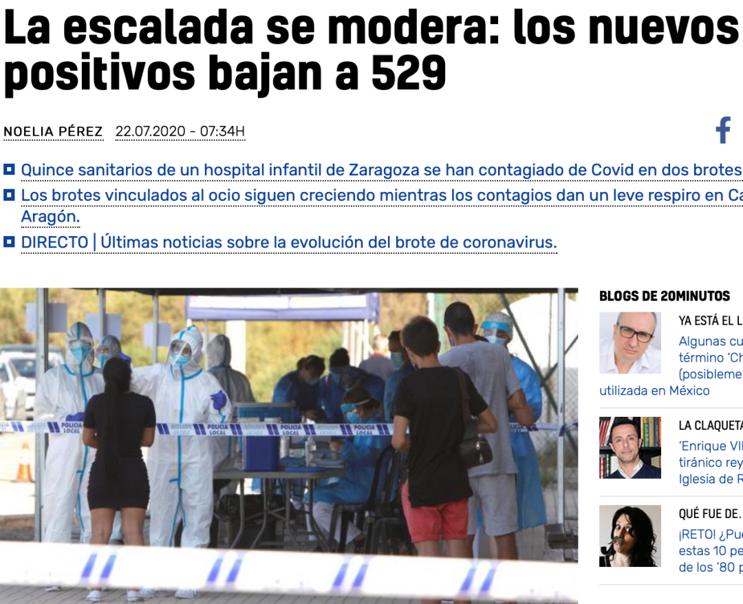 西班牙病毒活跃度欧洲最高！新增病例有所减缓！40岁以下患者占40%！