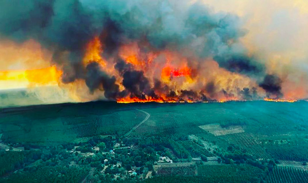 噩梦再起！“火王”失控，半天毁6000公顷森林！法国到底有能力对抗特大火灾吗？