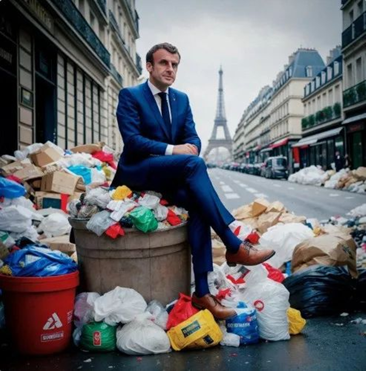 笑不活！「臭中作乐」：巴黎7600吨的垃圾都被网友们玩坏了！